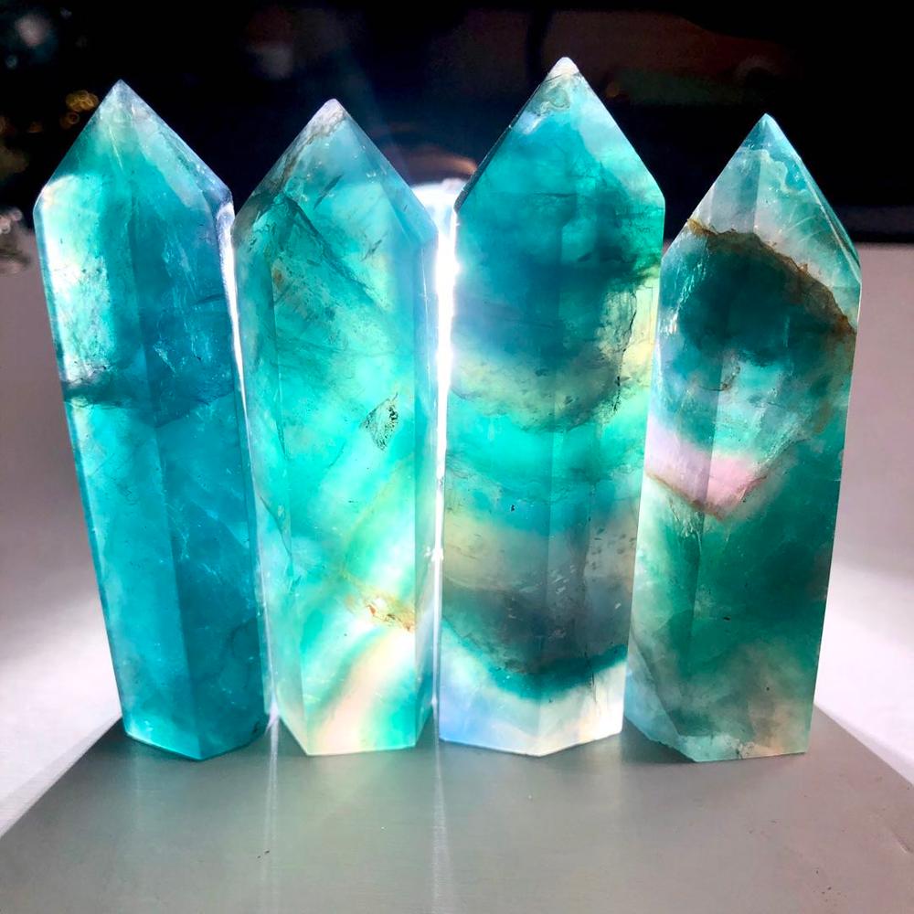 Blue Fluorite Crystal Tower for Mental Clarity