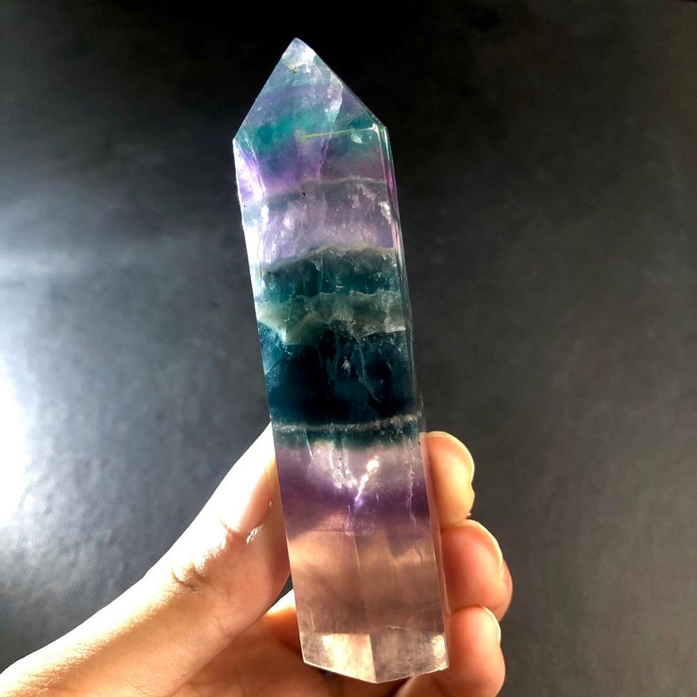 Blue Fluorite Crystal Tower for Mental Clarity