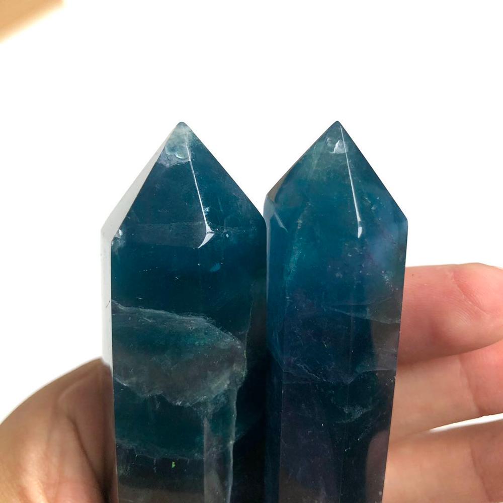 Blue Fluorite Crystal Tower for Mental Clarity