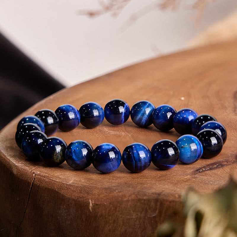 Blue Tiger Eye Balance Stone Bracelet