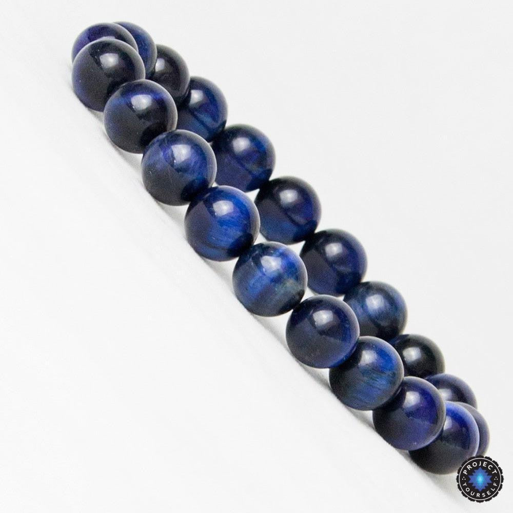 Blue Tiger Eye Bracelet for Intuition & Protection