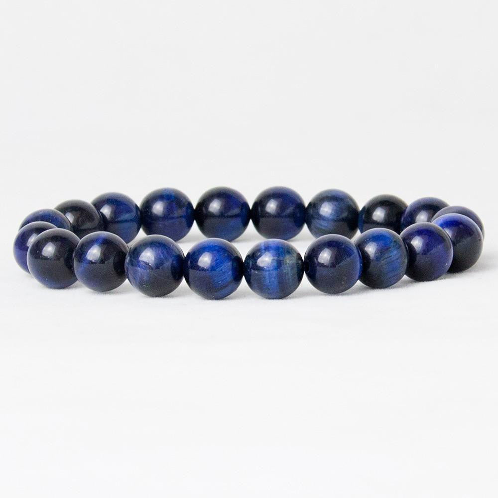 Blue Tiger Eye Bracelet for Intuition & Protection