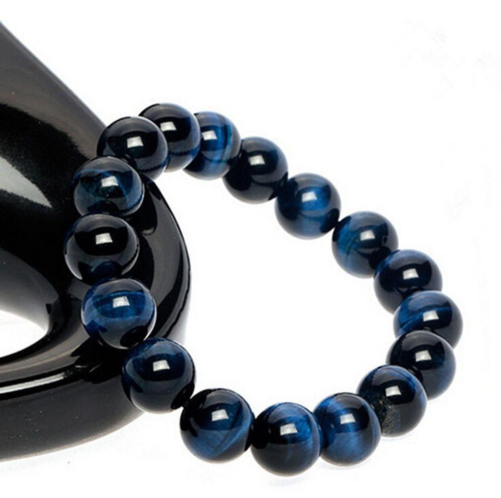Blue Tiger Eye Bracelet - Intuition and Protection