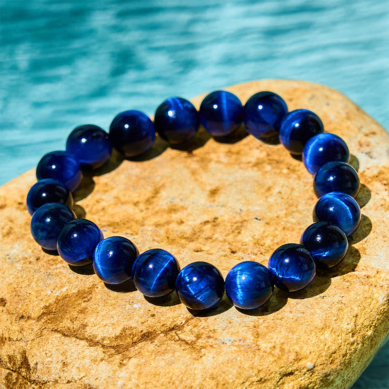 Blue Tiger Eye Healing Protection Bracelet