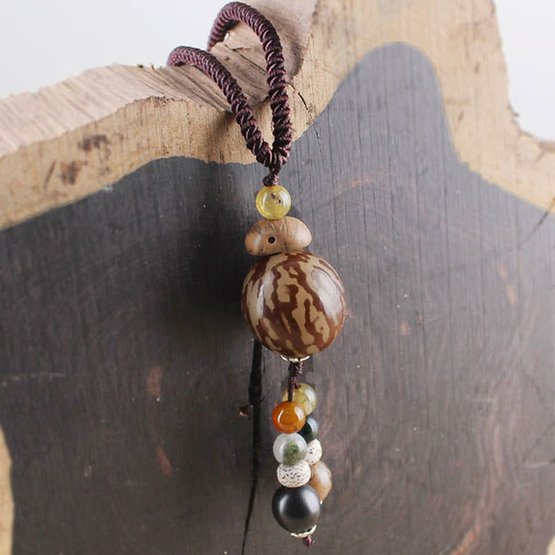 Bodhi Seed Lotus Wisdom Necklace for Harmony & Enlightenment