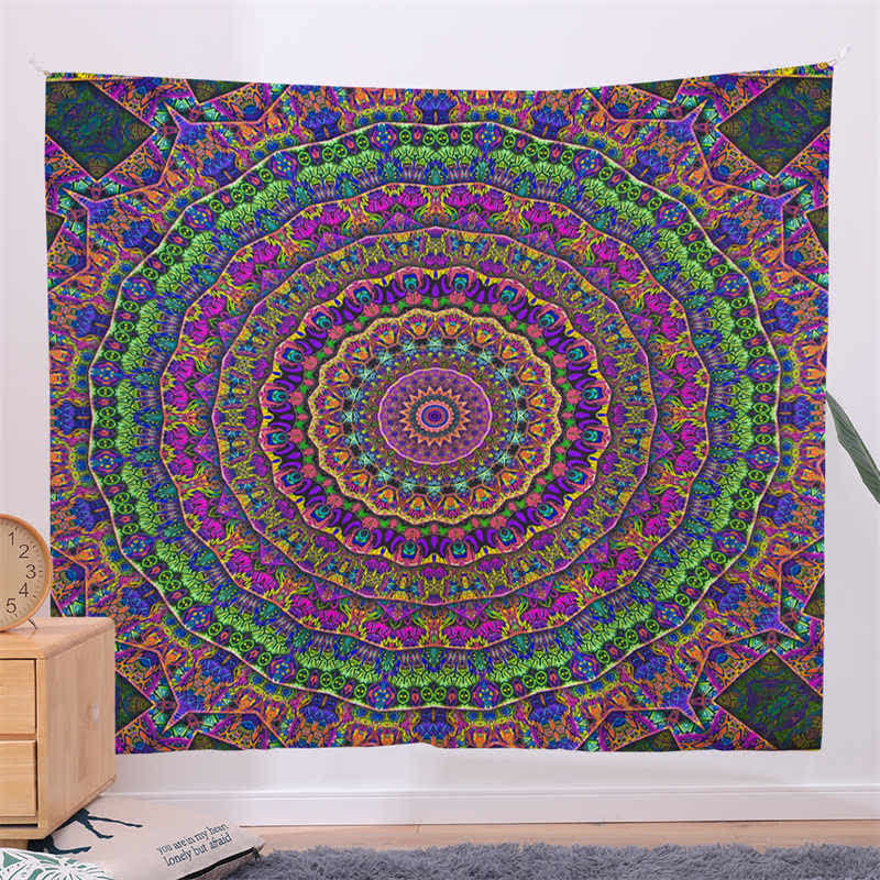 Bohemian Mandala Tapestry for Creativity & Focus Wall Art