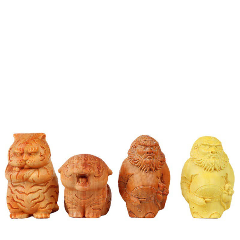 Boxwood & Thuja Sutchuenensis Spiritual Desk Statue Collection