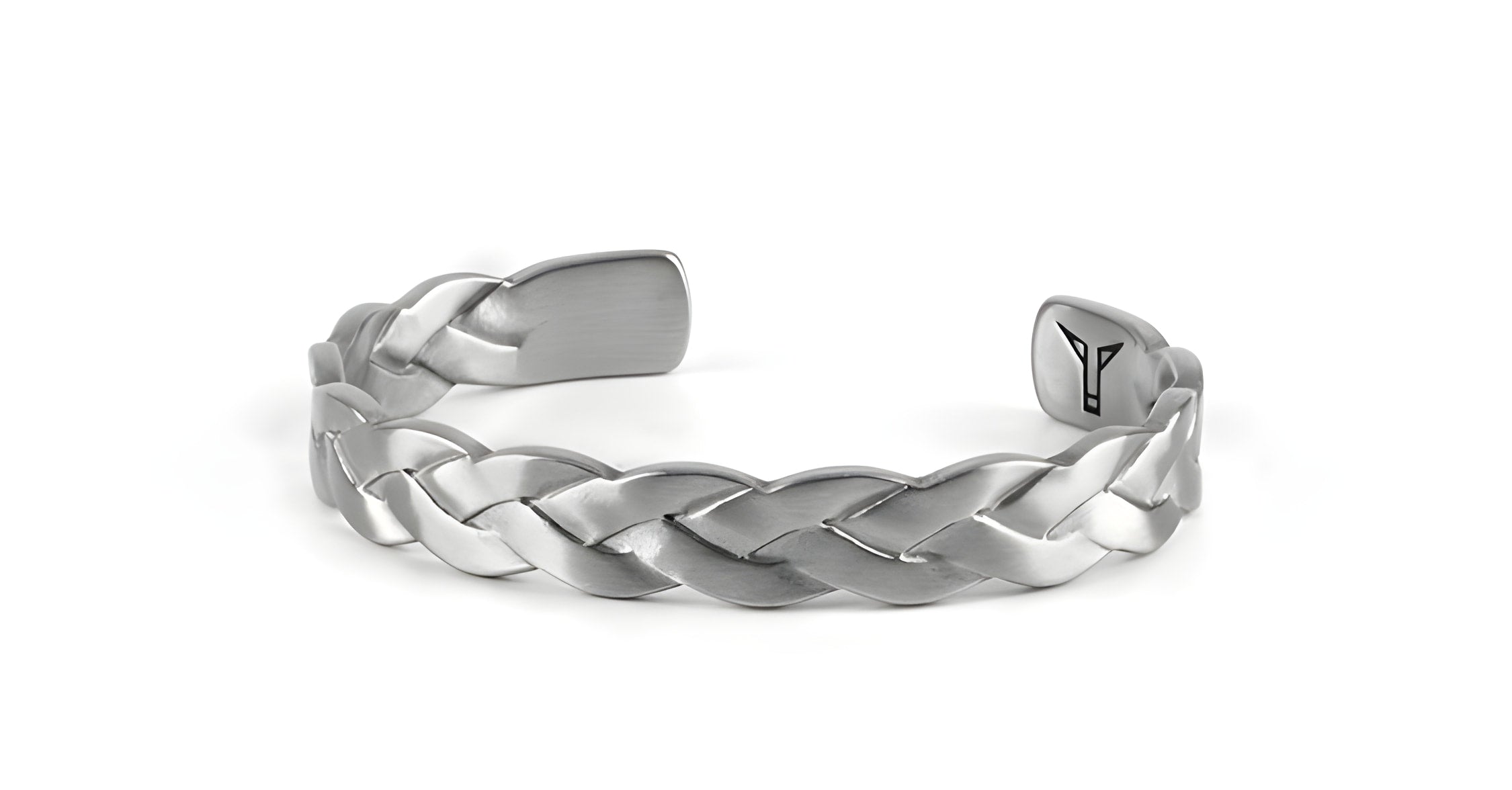 Braided Leather Bracelet with Tiger Eye Charm