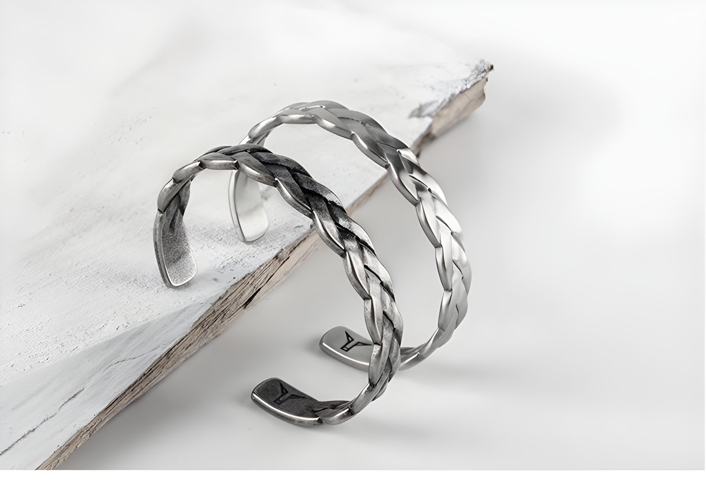 Braided Leather Bracelet with Tiger Eye Charm