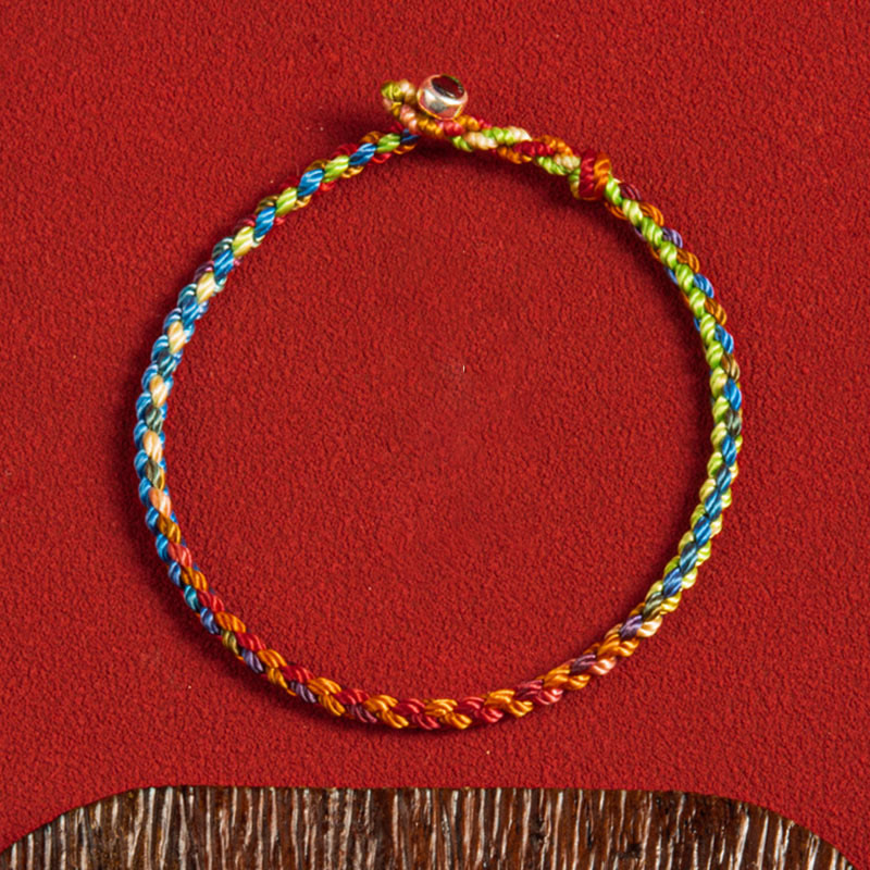 Unisex Red String Bracelet with Silver | Peace and Protection