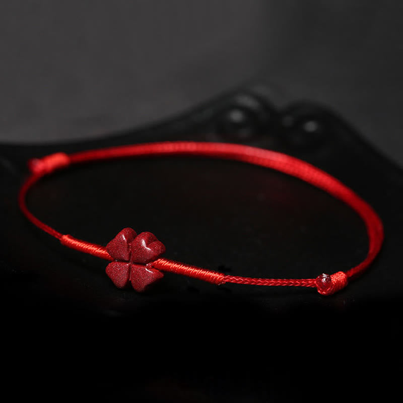 Cinnabar Bracelet with Pixiu for Luck & Protection