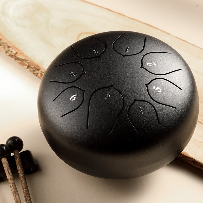 8 Note Steel Tongue Drum Kit for Meditation & Sound Healing