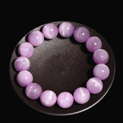 10mm Kunzite Spiritual Bracelet for Love and Growth