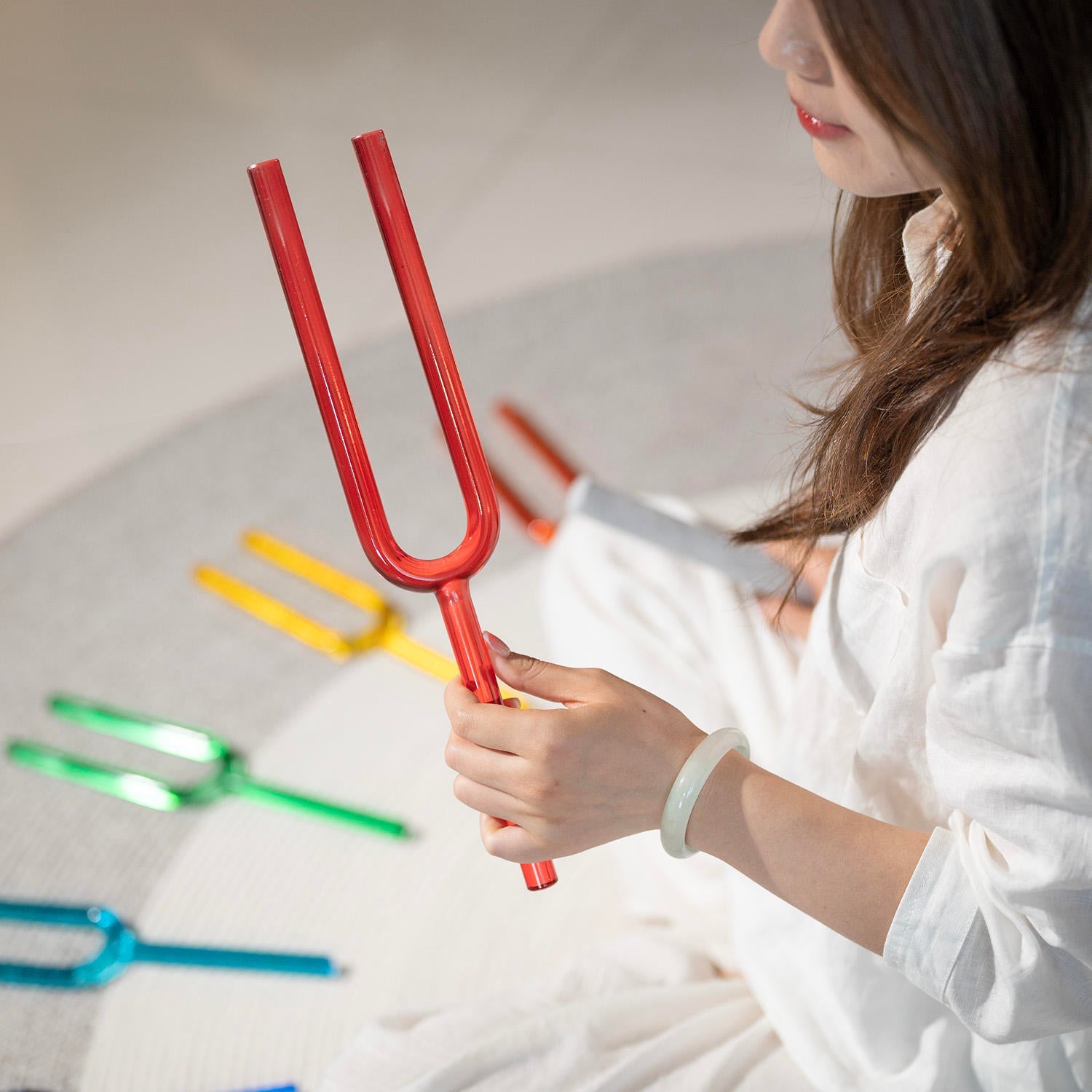 C4 Note Crystal Tuning Fork - Root Chakra