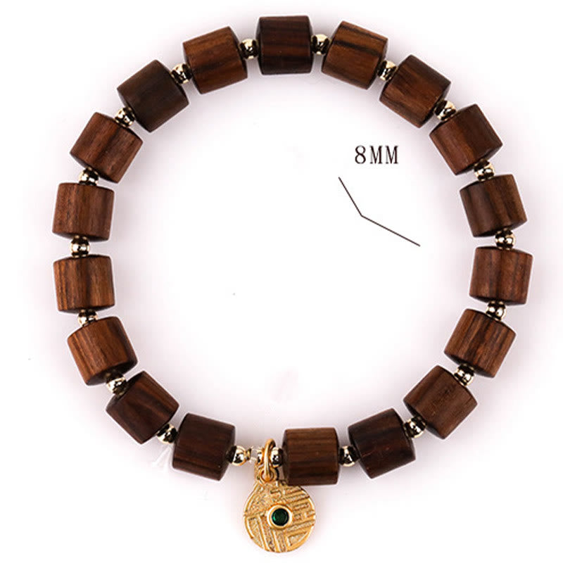 8mm Rosewood Spiritual Bracelet for Warmth & Balance