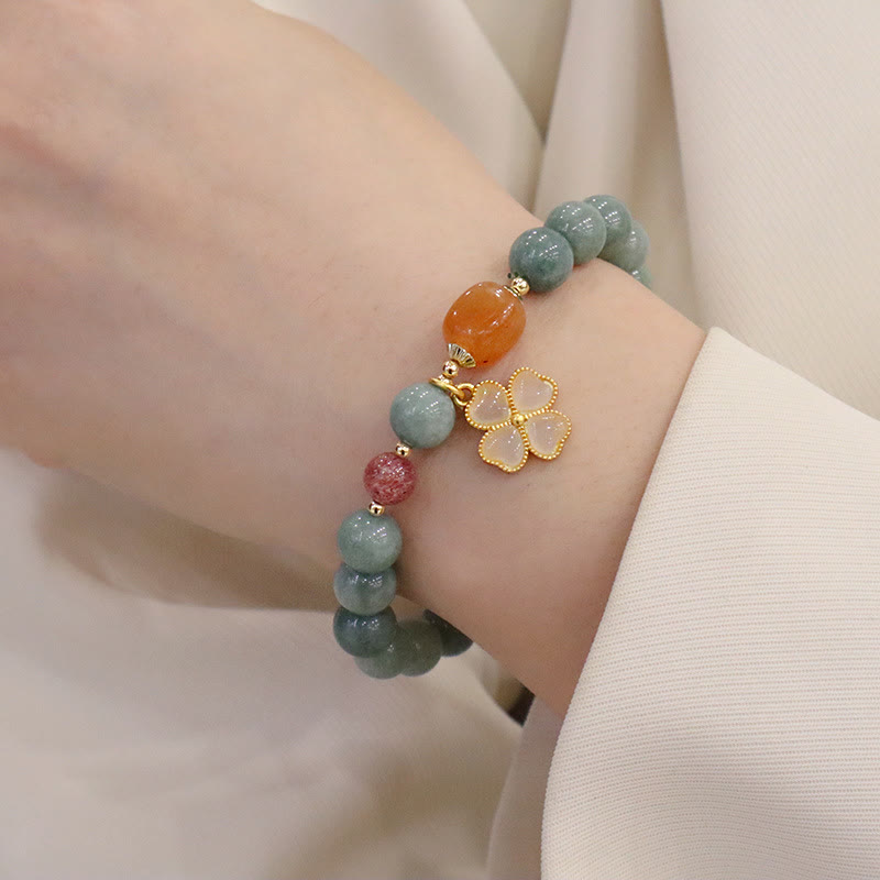 Jade Bracelet & Bangle Bundle for Good Luck & Prosperity