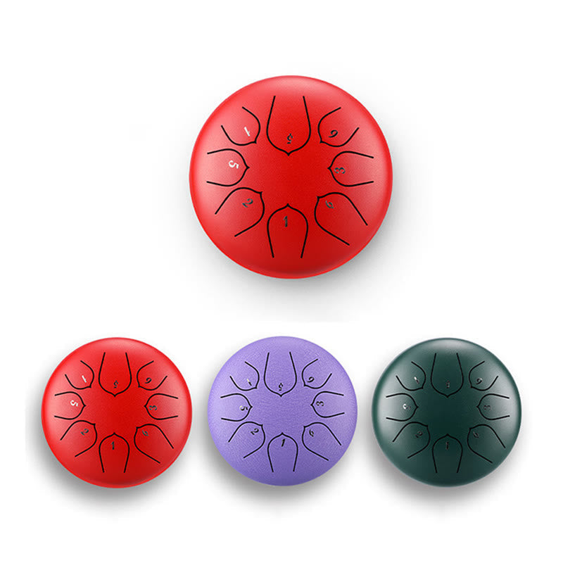 8 Note Steel Tongue Drum Kit for Meditation & Sound Healing