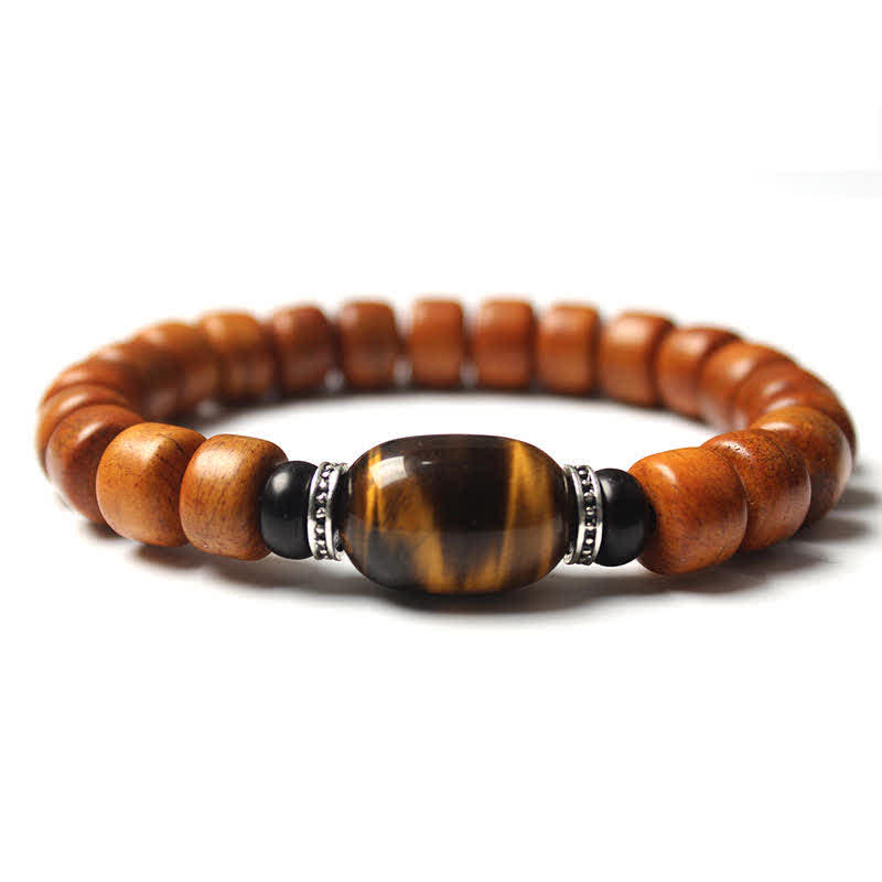 Yak Bone Om Mani Padme Hum Strength Bracelet 9mm