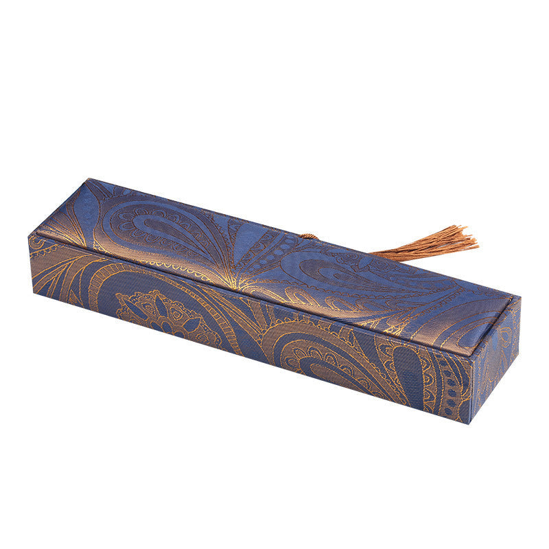 Blue Jewelry Storage Box for Spiritual Malas & Necklaces