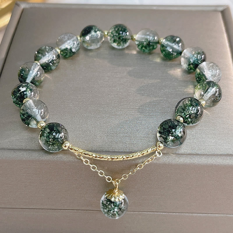 Green Phantom 14K Gold Confidence Charm Bracelet