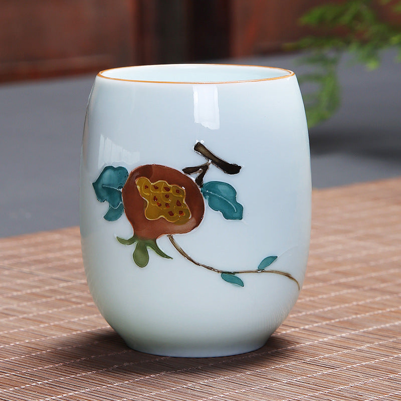 Ceramic Spiritual Teacup 180ml for Zen Meditation Rituals