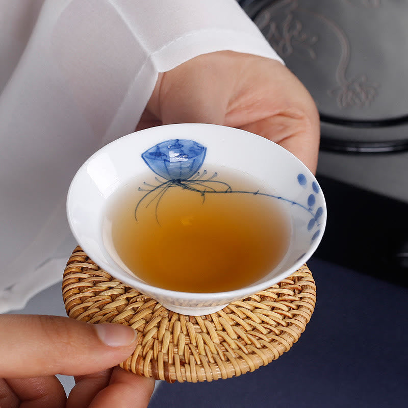 Vintage Ceramic Kung Fu Tea Cup | Zen Decor 60ml
