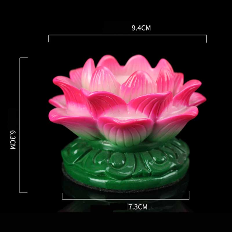 Lotus Flower Meditation Candle Holder 9.4cm for Ritual Altars