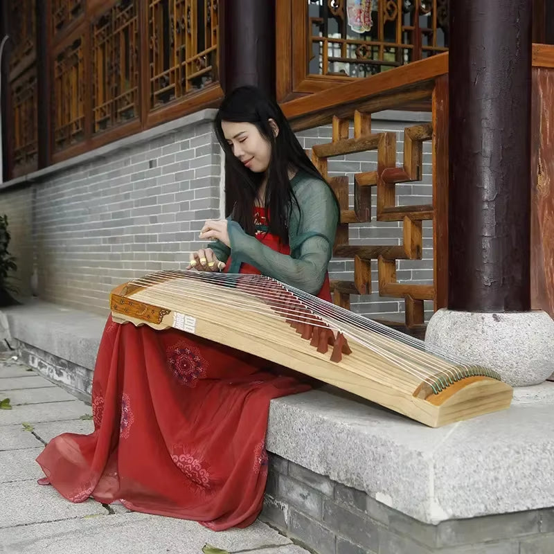 100CM Portable Guzheng 21 Strings Handmade Professional Small Zither Beginners Playing Guzheng Guqin Musical Instruments Gifts