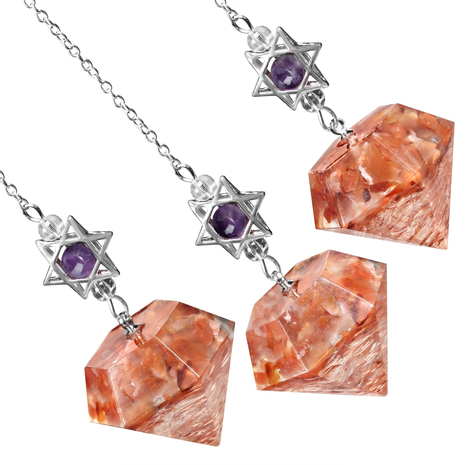 Carnelian Crystal Pendulum - Inner Guidance
