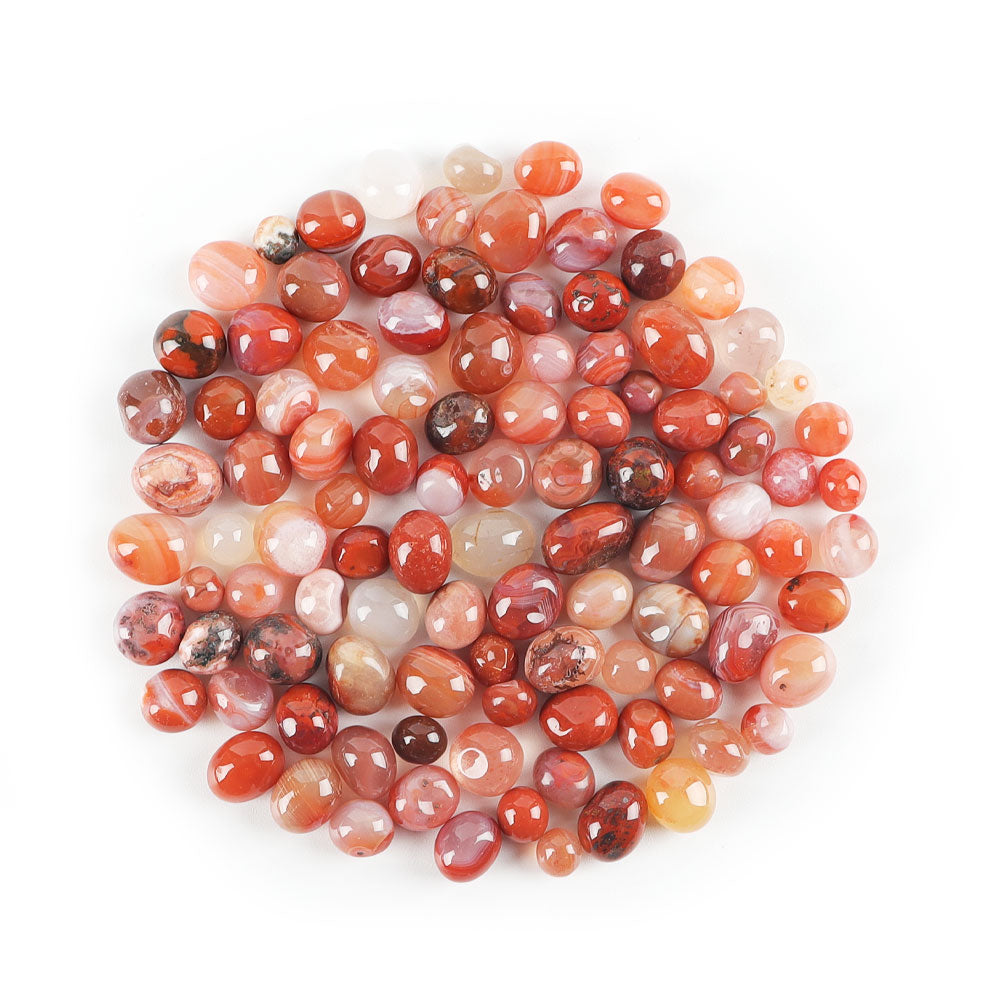 Carnelian Tumbled Stones 10-20mm for Spiritual Growth
