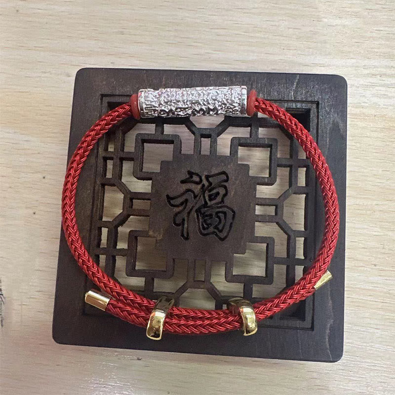 Tai Sui Protection Red String Braided Bracelet 14-20cm