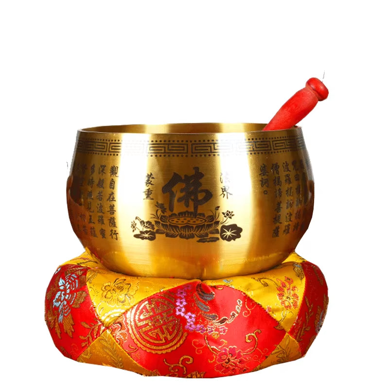 Buddhist Tibetan Singing Bowl Chakra Mindfulness Spiritual Nepal Singing Bowls Meditation Yoga Sound Healing Therapy Accessories