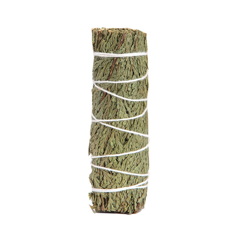 Cedar Smudge Stick for Home Cleansing and Meditation Rituals