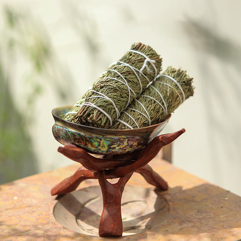 Cedar Smudge Stick for Home Cleansing and Meditation Rituals