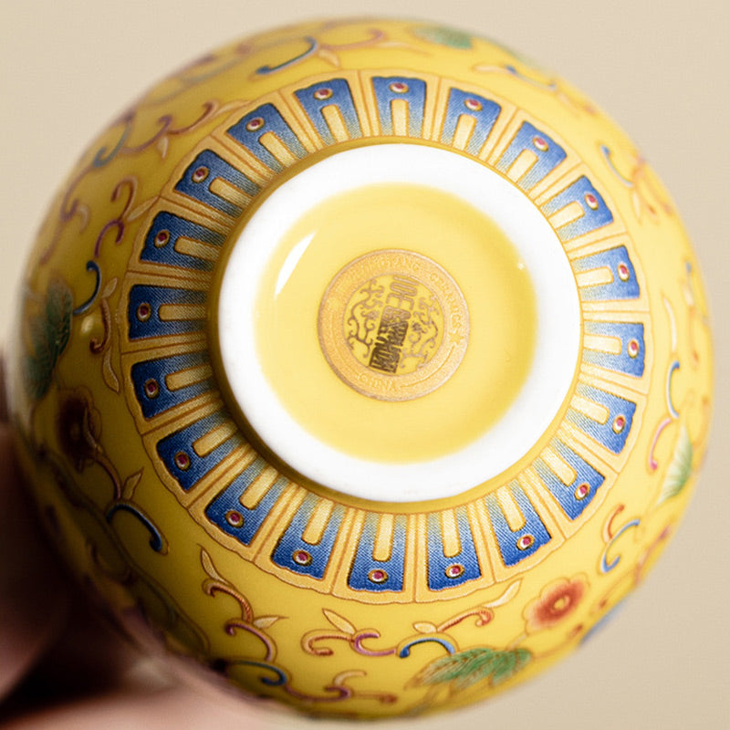 Ceramic Lotus Flower Pod Tea Cup 80ml for Meditation