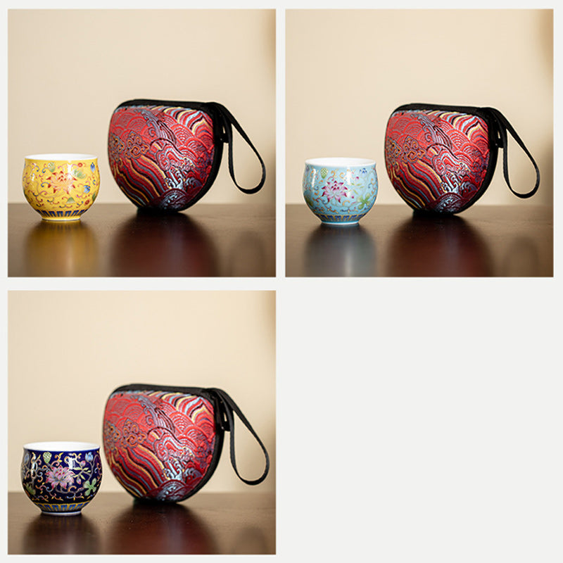 Ceramic Lotus Flower Pod Tea Cup 80ml for Meditation