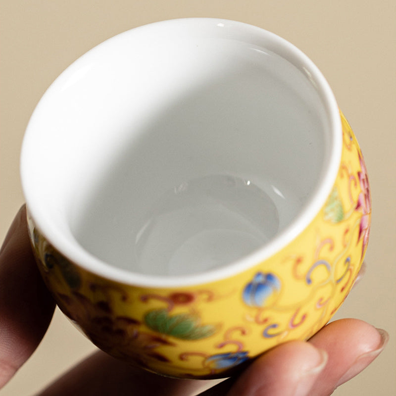 Ceramic Lotus Flower Pod Tea Cup 80ml for Meditation