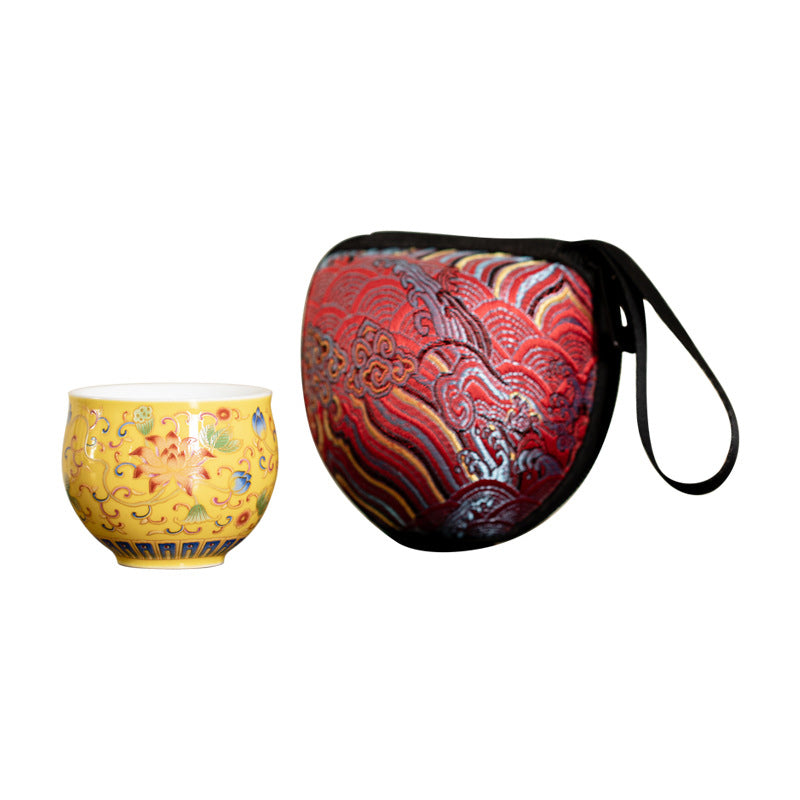 Ceramic Lotus Flower Pod Tea Cup 80ml for Meditation