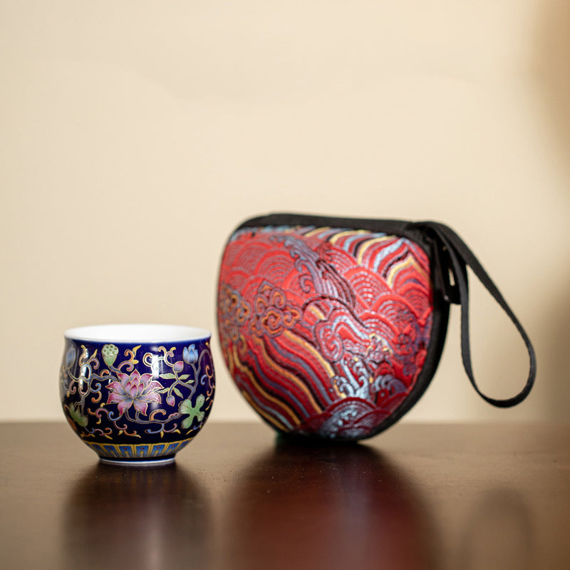 Ceramic Lotus Flower Pod Tea Cup 80ml for Meditation