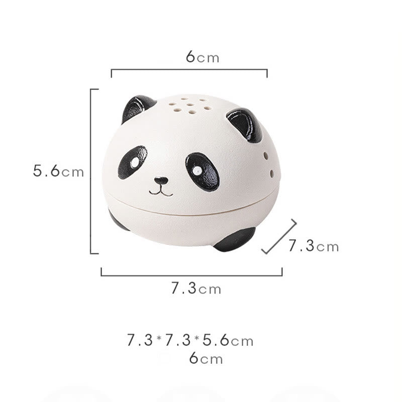 Ceramic Panda Incense Burner for Meditation and Relaxation