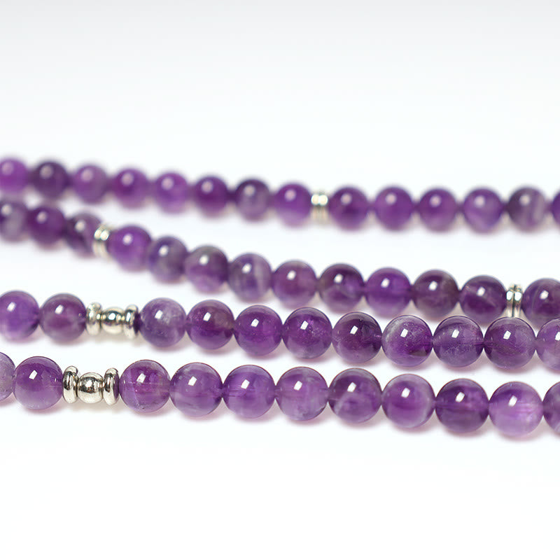 8mm Amethyst Purification Mala Bracelet for Healing