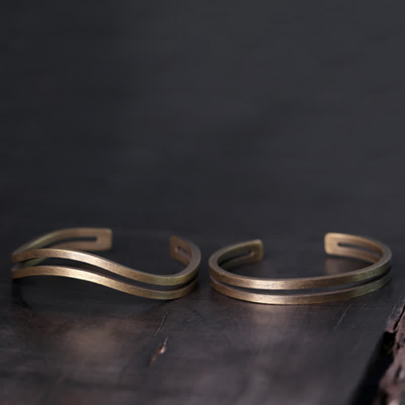 Rustic Copper Luck Viking Spiritual Bracelet Adjustable