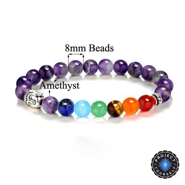 Chakra Balancing Bracelet with Healing Stones