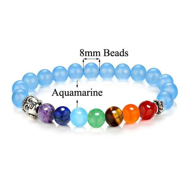 Chakra Balancing Bracelet with Healing Stones