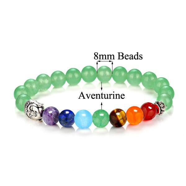 Chakra Balancing Bracelet with Healing Stones