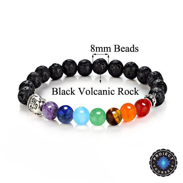 Chakra Balancing Bracelet with Healing Stones