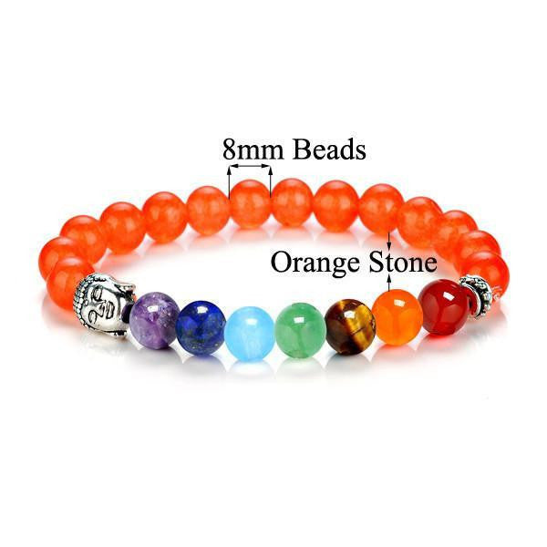 Chakra Balancing Bracelet with Healing Stones