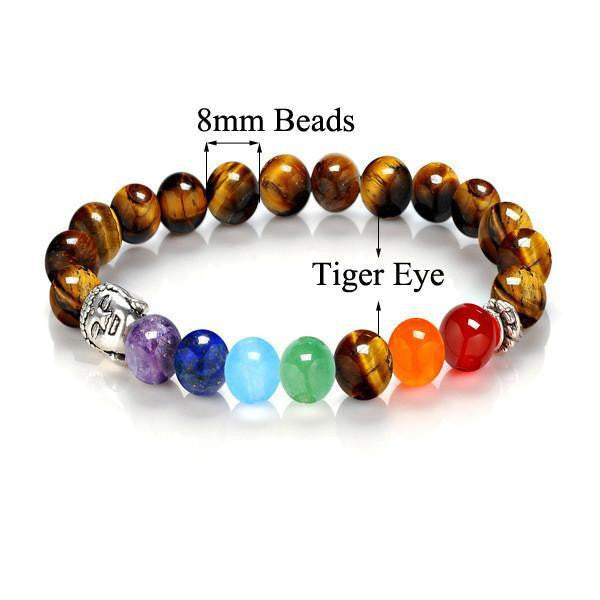 Chakra Balancing Bracelet with Healing Stones