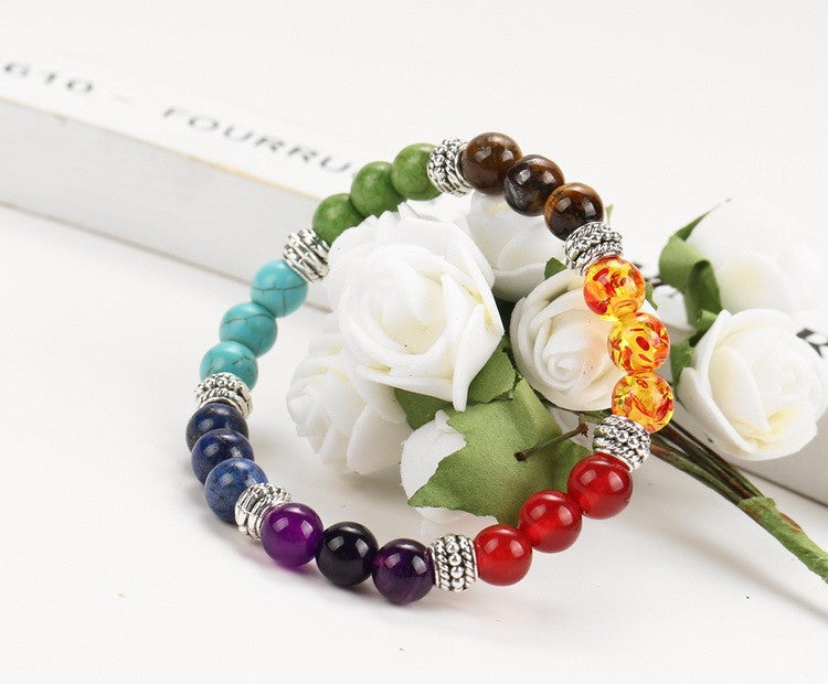 Chakra Balancing Crystals Bracelet for Healing