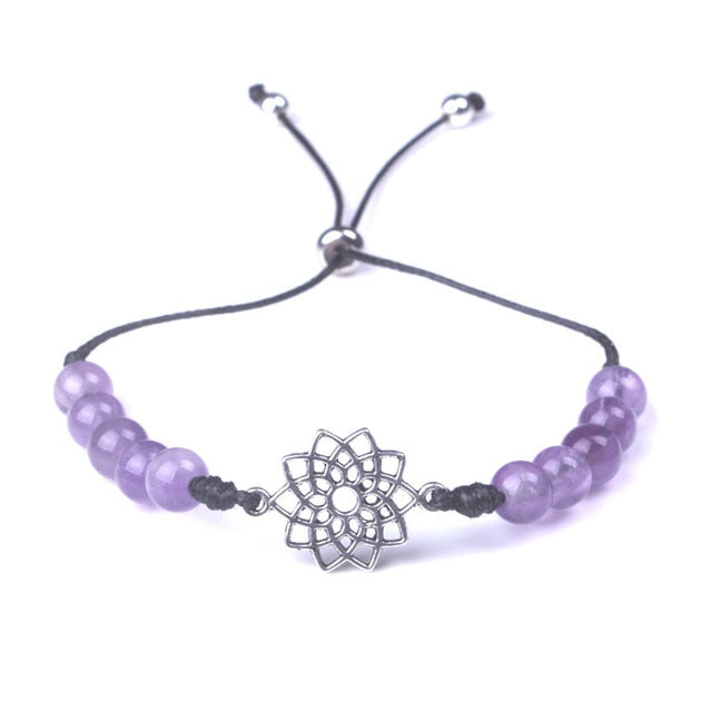 7 Chakra Natural Stone Bracelet for Balance and Harmony
